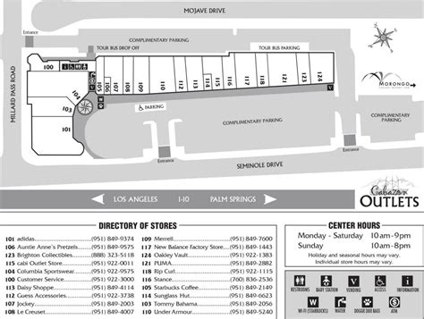 cabazon outlets louis vuitton|cabazon outlet map of stores.